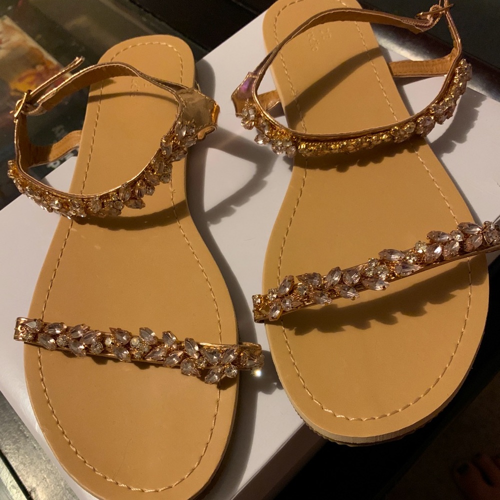 David’s bridal sandals